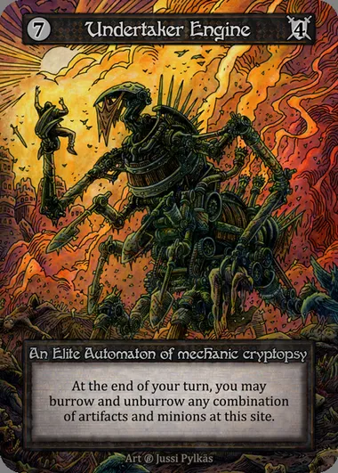 Undertaker Engine, Sorcery card BET 339 — Beta set