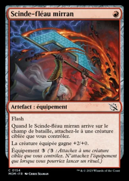 Scinde-fléau mirran, carte Magic MOM 154 — extension L'invasion des machines