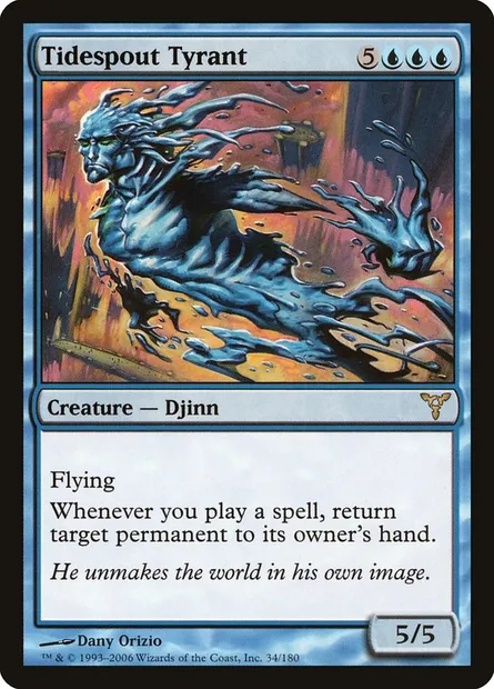 Tidespout Tyrant, Magic card DIS 34 — Dissension set