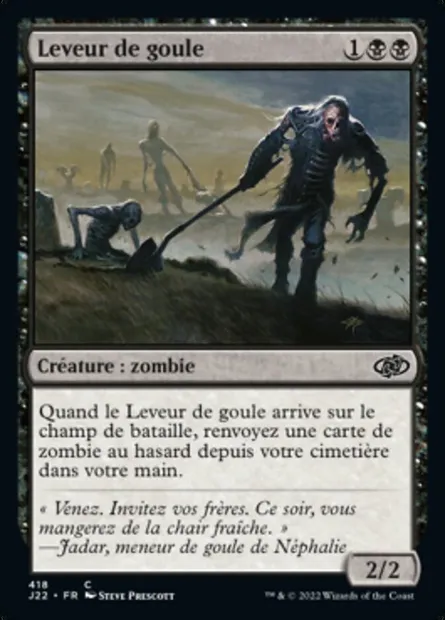 Leveur de goule, carte Magic J22 418 — extension Jumpstart 2022