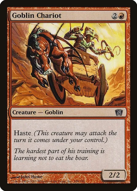Chariot gobelin, carte Magic 8ED 188★ — extension Huitième Edition