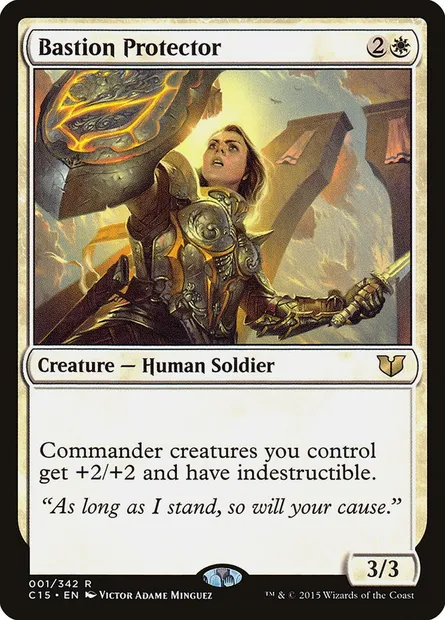 Bastion Protector, Magic card C15 1 — Commander 2015 set