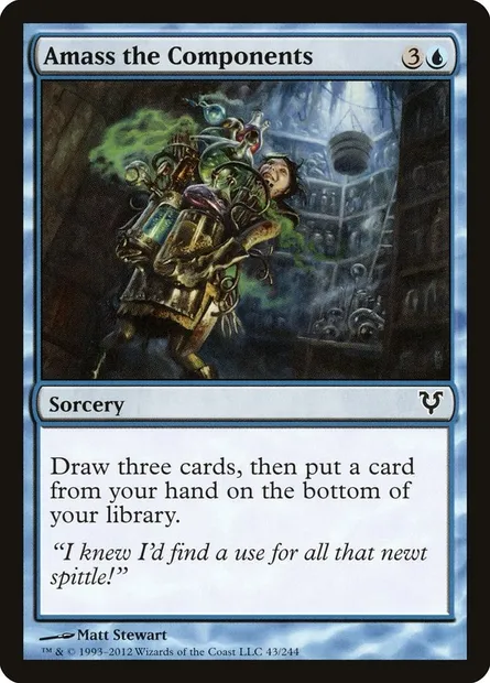 Amass the Components, Magic card AVR 43 — Avacyn Restored set