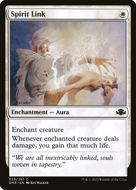 Spirit Link, Magic card DMR 29 — Dominaria Remastered set