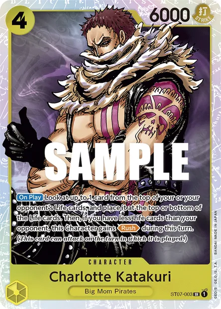 Charlotte Katakuri, carte One Piece ST07-003 — extension Big Mom Pirates