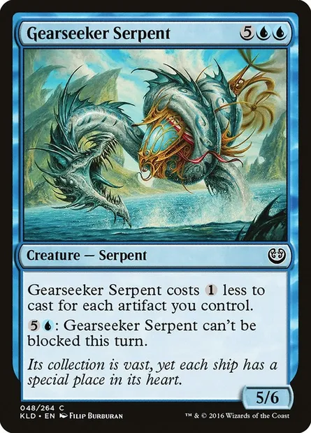 Gearseeker Serpent, Magic card KLD 48 — Kaladesh set