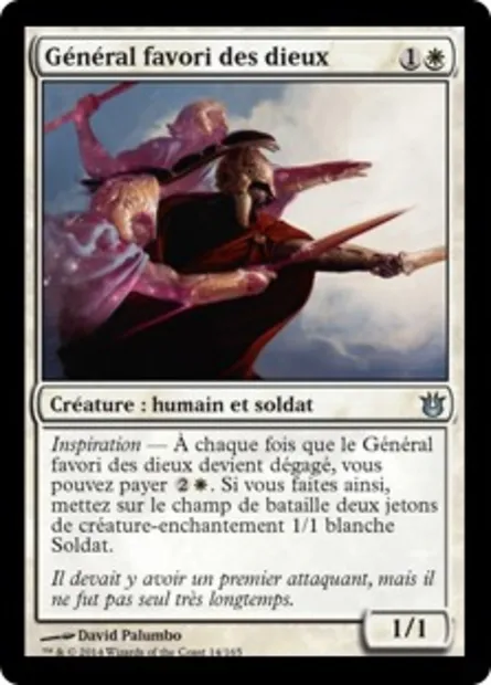 Général favori des dieux, carte Magic BNG 14 — extension Créations divines