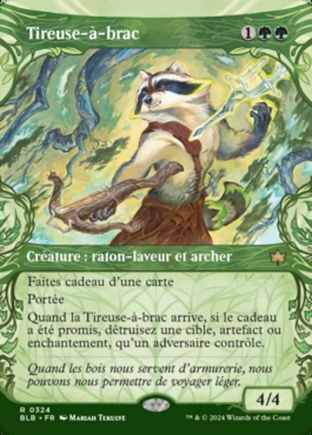 Tireuse-à-brac, carte Magic BLB 324 — extension Bloomburrow