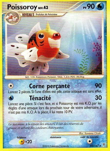 Poissoroy, carte Pokémon SV 43 — extension Vainqueurs Suprêmes
