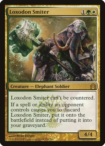 Loxodon Smiter, Magic card RTR 178 — Return to Ravnica set