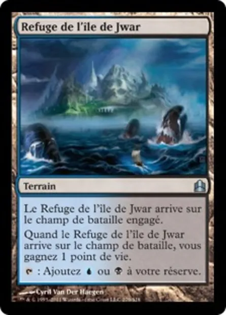 Refuge de l'île de Jwar, carte Magic CMD 279 — extension Commander 2011