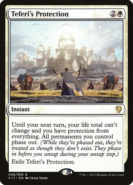 Teferi's Protection, Magic card C17 8 — Commander 2017 set