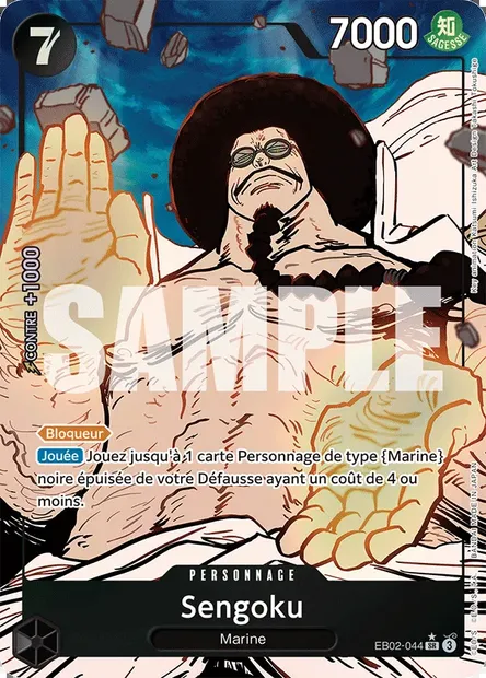 Sengoku, carte One Piece EB02-044 — extension Anime 25th Collection