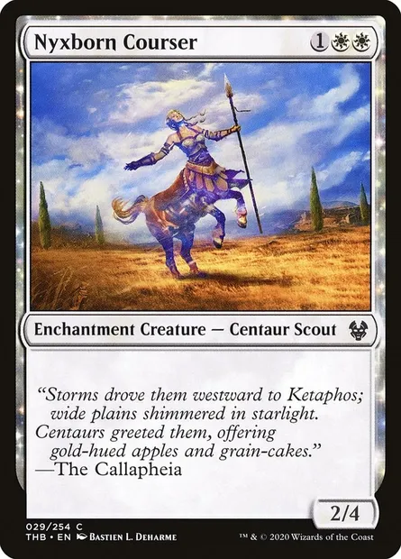Nyxborn Courser, Magic card THB 29 — Theros Beyond Death set