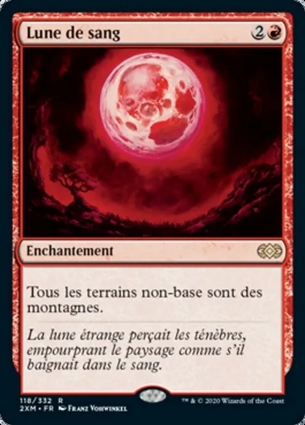 Lune de sang, carte Magic 2XM 118 — extension Double Masters