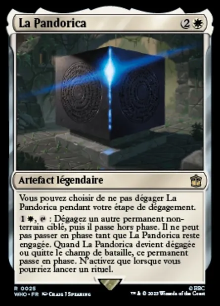 La Pandorica, carte Magic WHO 25 — extension Doctor Who