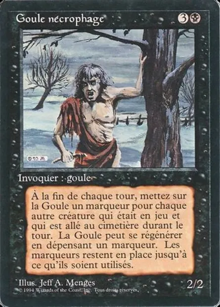 Scavenging Ghoul, Magic card FBB 128 — Foreign Black Border set