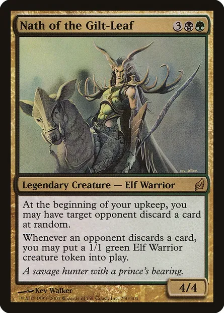 Nath of the Gilt-Leaf, Magic card LRW 250 — Lorwyn set