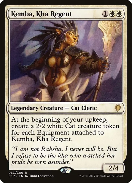 Kemba, Kha Regent, Magic card C17 63 — Commander 2017 set