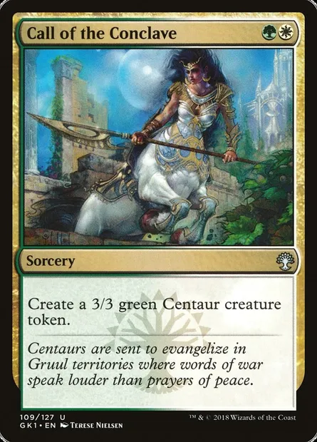 Call of the Conclave, Magic card GK1 109 — GRN Guild Kit set