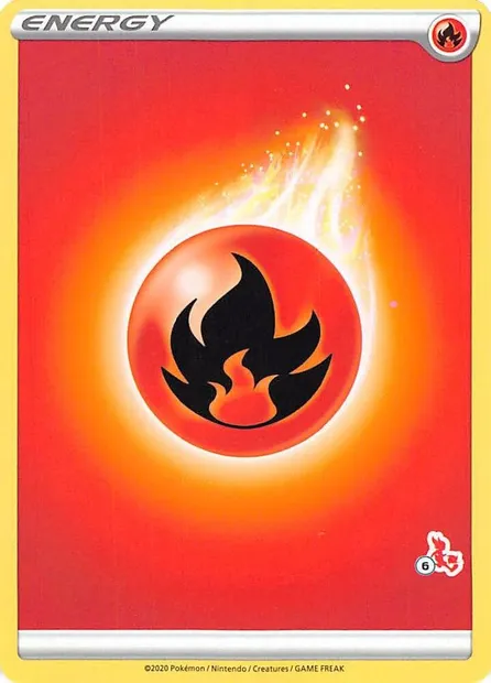 Énergie Feu, carte Pokémon BA22 ct302819 — extension Battle Academy 2022