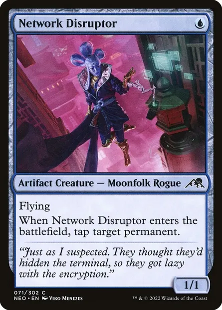 Network Disruptor, Magic card NEO 71 — Kamigawa: Neon Dynasty set