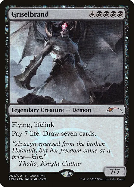 Griselbrand, carte Magic PGPX 2015 — extension Grand Prix Promos
