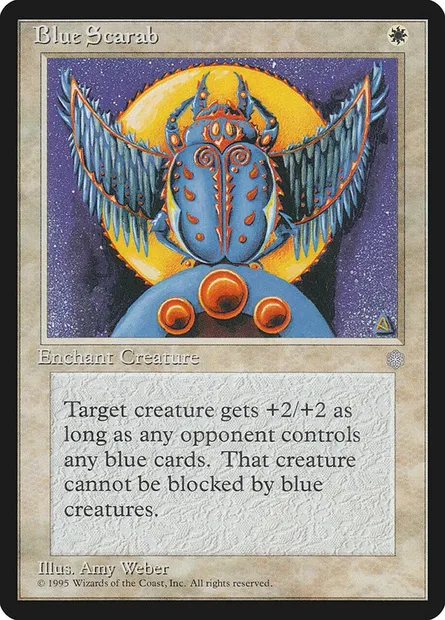 Scarabée bleu, carte Magic ICE 9 — extension Ere Glaciaire