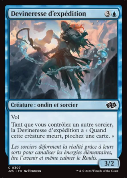 Devineresse d'expédition, carte Magic J25 307 — extension Foundations Jumpstart