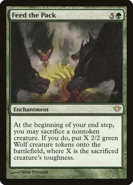 Feed the Pack, Magic card DKA 114 — Dark Ascension set