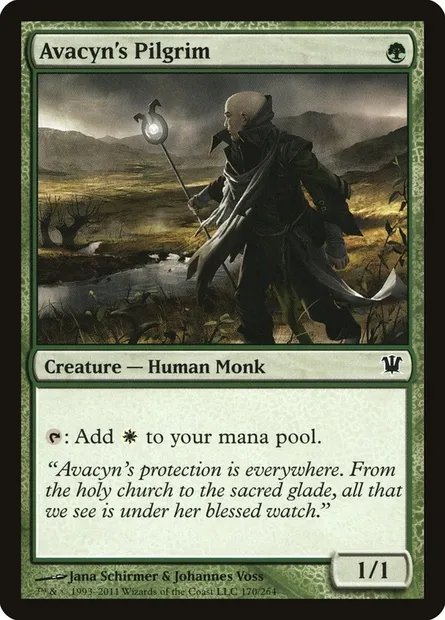Avacyn's Pilgrim, Magic card ISD 170 — Innistrad set