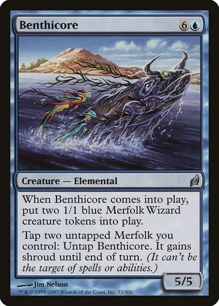 Benthicore, Magic card LRW 53 — Lorwyn set
