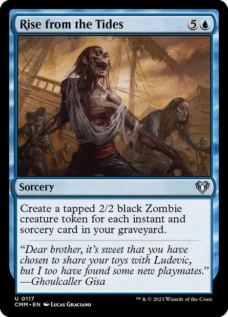 Rise from the Tides, Magic card CMM 117 — Commander Masters set
