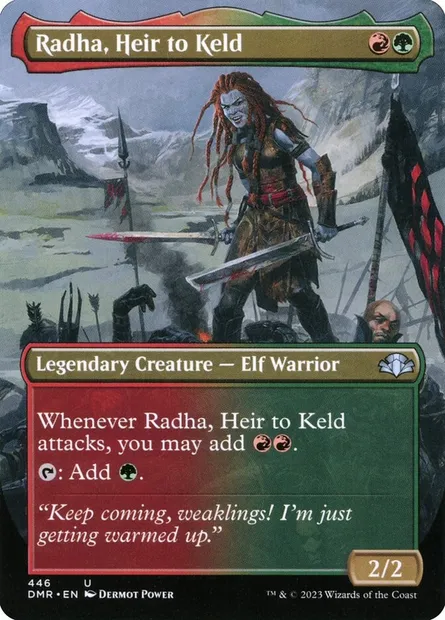 Radha, Heir to Keld, Magic card DMR 446 — Dominaria Remastered set