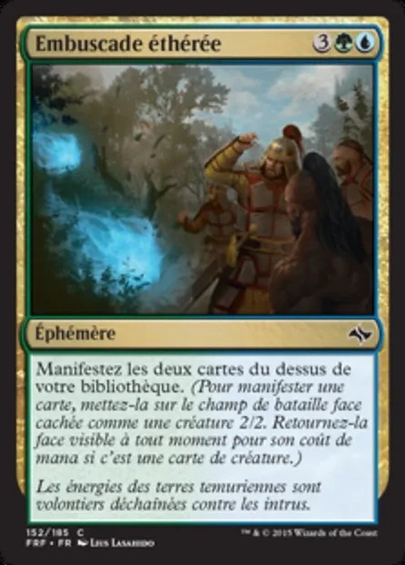 Embuscade éthérée, carte Magic FRF 152 — extension Destin reforgé