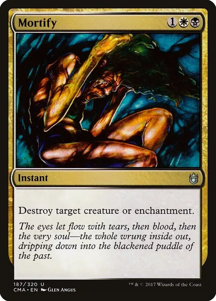Mortify, Magic card CMA 187 — Commander Anthology set