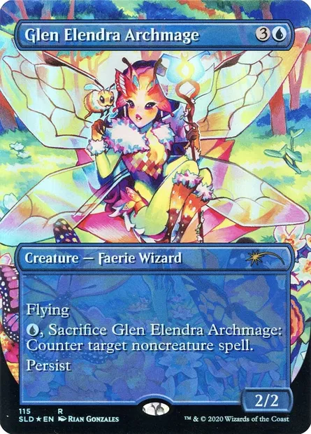 Glen Elendra Archmage, Magic card SLD 115 — Secret Lair Drop set