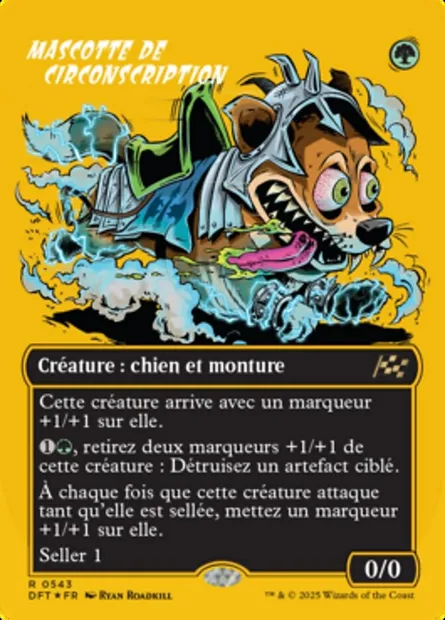 Mascotte de circonscription, carte Magic DFT 543 — extension Aetherdrift