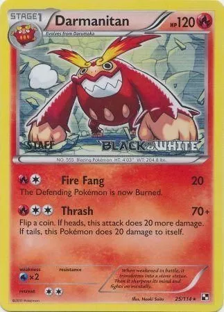 Darmanitan, Pokémon card PR 025-2 — Assorted Promos set