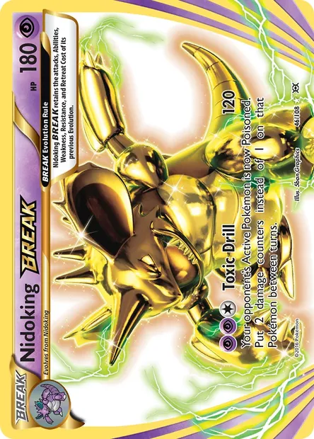 Nidoking BREAK, Pokémon card EVO 46 — Evolutions set