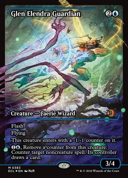 Glen Elendra Guardian, Magic card ECL 383 — Lorwyn Eclipsed set