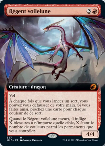 Régent voilelune, carte Magic MID 357 — extension Innistrad : chasse de minuit