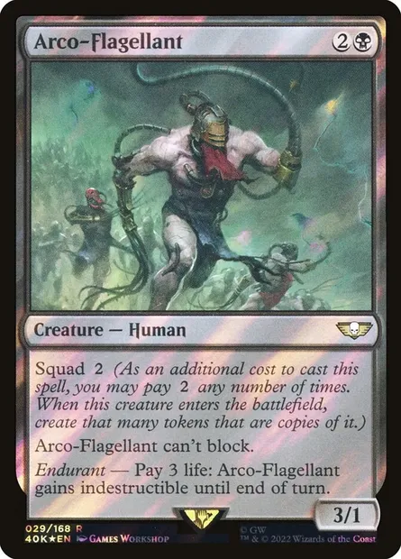 Arco-Flagellant, Magic card 40K 29★ — Warhammer 40,000 Commander set