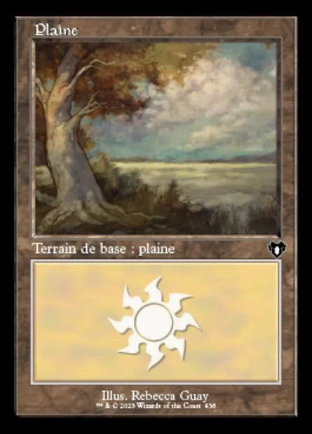 Plains, carte Magic CMM 438 — extension Commander Masters