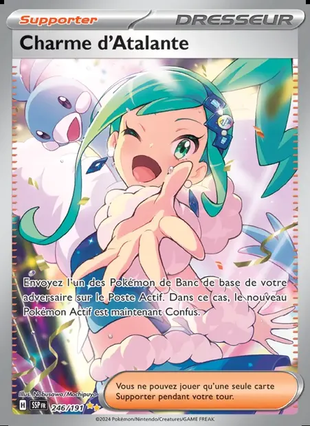 Charme d'Atalante, carte Pokémon SSP 246 — extension Étincelles Déferlantes