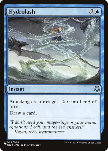 Hydrofouet, carte Magic PLST GNT-22 — extension The List
