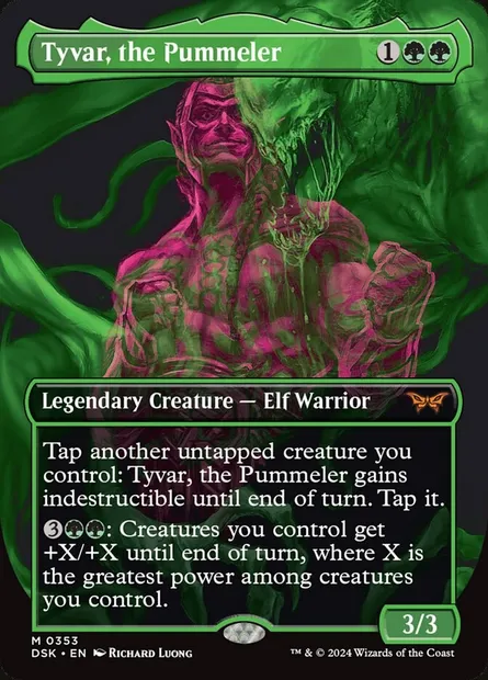 Tyvar, the Pummeler, Magic card DSK 353 — Duskmourn: House of Horror set