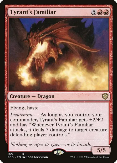 Tyrant's Familiar, Magic card SCD 165 — Starter Commander Decks set
