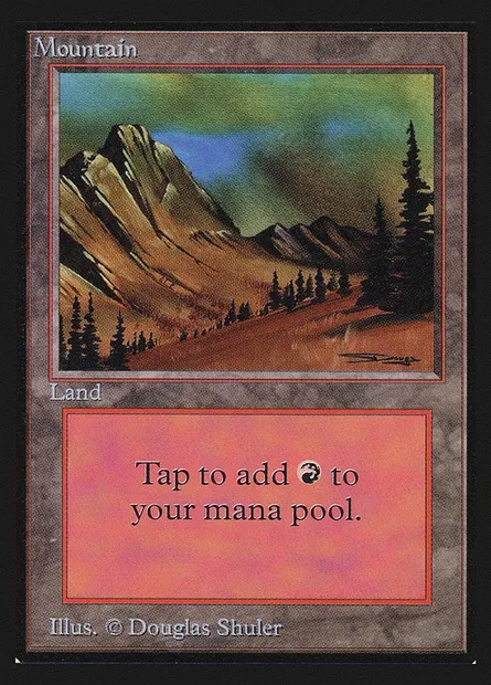 Montagne, carte Magic CED 299 — extension Collectors' Edition