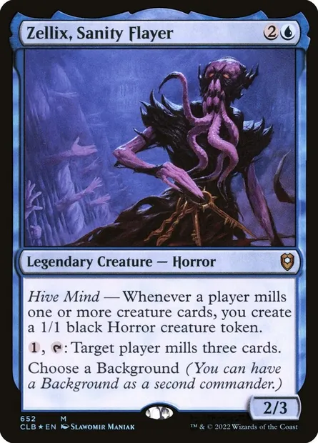 Zellix, Sanity Flayer, Magic card CLB 652 — Commander Legends: Battle for Baldur's Gate set